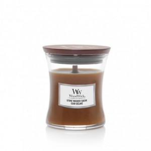 Bougie mini Jarre Woodwick Yankee Candle - Cuir délavé Yankee Candle