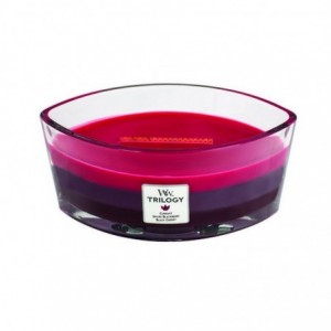 Bougie Ellipse trio Woodwick Yankee Candle - Baies ensoleillées Yankee Candle