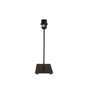 Pied de lampe métal à poser base carrée marron 50cm LMG - marron La Maison de Gaspard