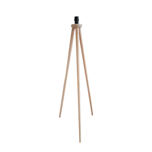 Pied de lampadaire tripode style scandinave bois clair 120cm LMG - Marron La Maison de Gaspard