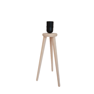 Pied de lampe à poser tripode style scandinave bois clair 30 cm LMG - Marron La Maison de Gaspard