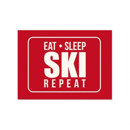 Set de table Eat Sleep Ski - 45x33 cm - Pôdevache Pôdevache