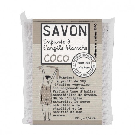 Savon Coco - 100 g - Mas du roseau Mas du roseau