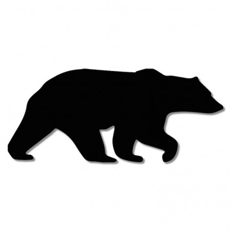 L'Ours des Pyrénées 55 x 35 cm Jambe de bois - Noir Jambe de Bois