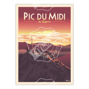 Affiche Pic du Midi de Bigorre - Marcel Travel Posters