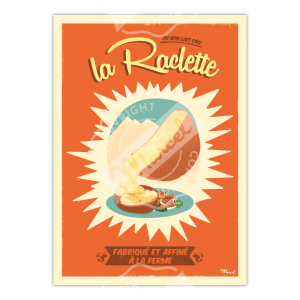 Affiche La Raclette - Marcel Travel Posters