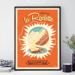 Affiche La Raclette - Marcel Travel Posters