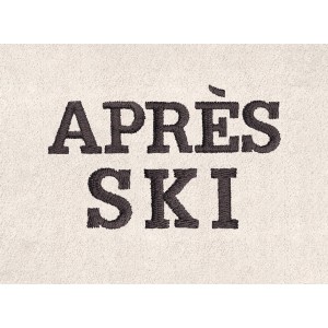 Set de table Après ski effet sherpa - 45x33 cm - Pôdevache Pôdevache