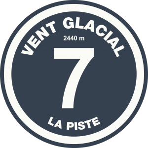 Set de table rond Vent glacial - 45x33 cm - Pôdevache Pôdevache