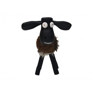 Mouton Shawn Small-Assorti/Noir-Peau de chèvre/Teck HSM Collection