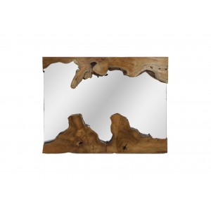 Miroir rectangulaire - Naturel - Teck HSM Collection